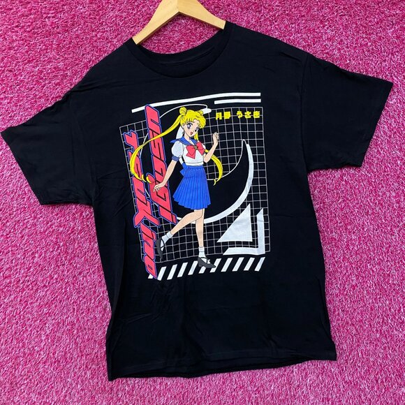 Sailor Moon Usagi Tsukino Double-Sided Anime T-Shirt Large - Picture 3 of 5
